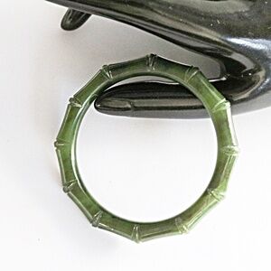 Chinese Green Jade Bangle